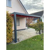 Aluminium Terrassenüberdachung Stegplatten