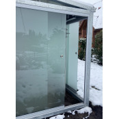 Glasschiebewand