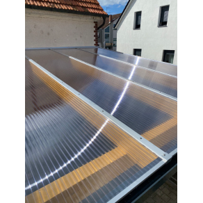Polycarbonat Stegplatten X-Struktur in klar